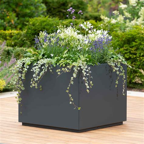 square metal planter boxes|square indoor planter boxes.